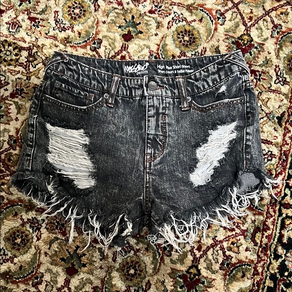 Mossimo High Rise Short Shorts Size 4 /27